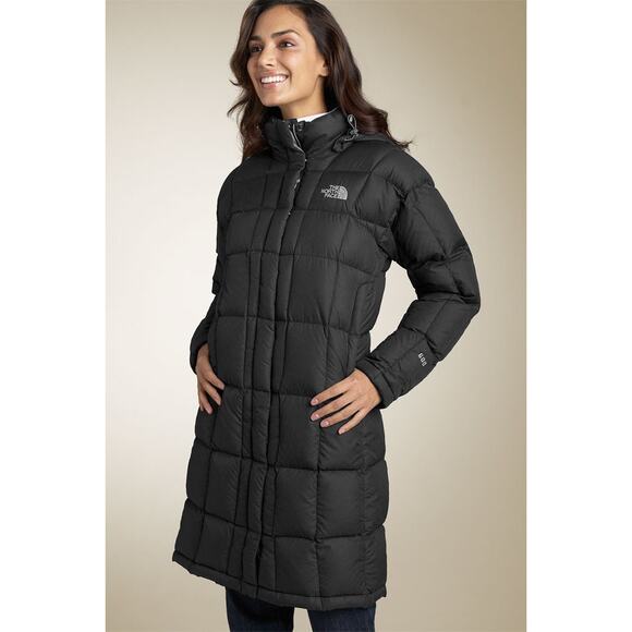The North Face Metropolis Black Parka 600 Goose Down Fill Puffer Coat Jacket - Picture 13 of 13